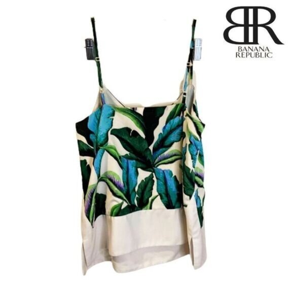 Banana Republic Women's Boho V Neck‎ Spaghetti Straps Tank Top Summer Sleevless - Picture 2 of 7